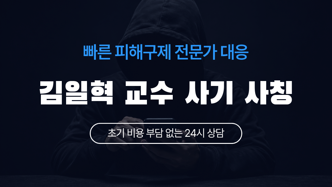 김일혁 교수 사기 사칭