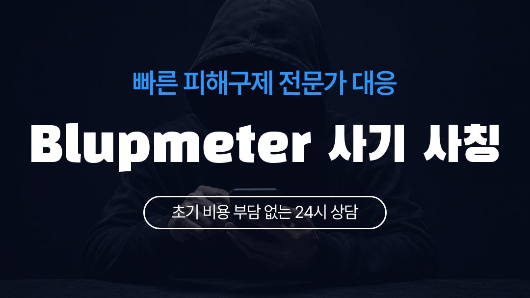 Blupmeter 사기 사칭