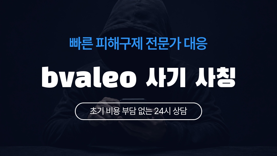 bvaleo 사기 사칭
